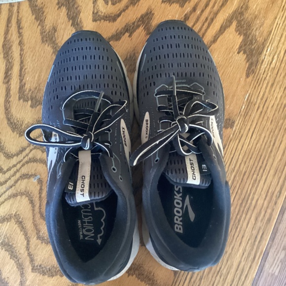 Brooks Ghost 13 Gray Pearl Hushed Violet Running Walking Shoes Women 8 *Small Kn - Picture 9 of 10